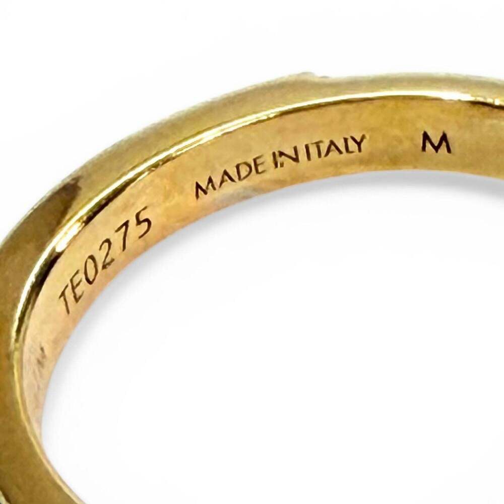 LOUIS VUITTON Gold Monogram Ring - Picture 8 of 10